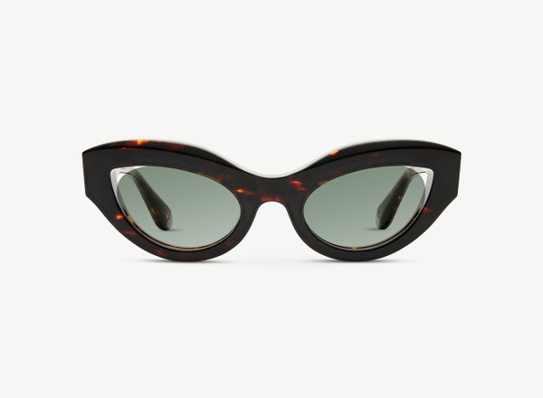 Front view of a pair of eyeglasses called the Mona in Casablanca