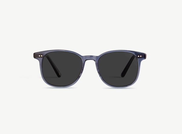 Front view of a pair of eyeglasses called the Wonder in Midnight