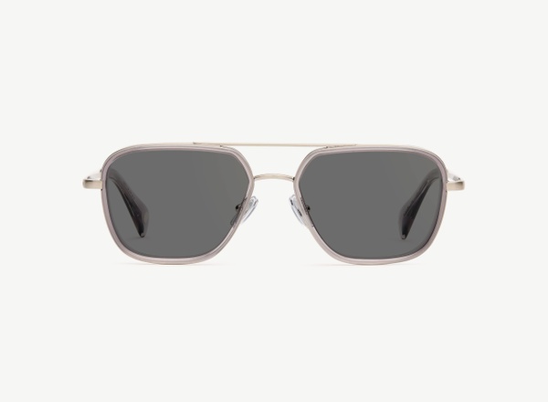 Front view of a pair of eyeglasses called the Commander in Shadow