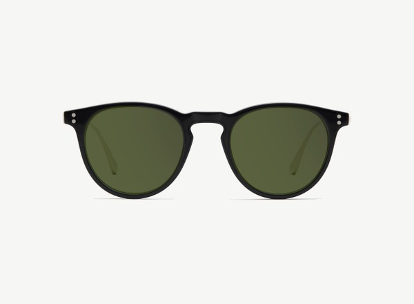 Front view of a pair of eyeglasses called the Mediator in Black