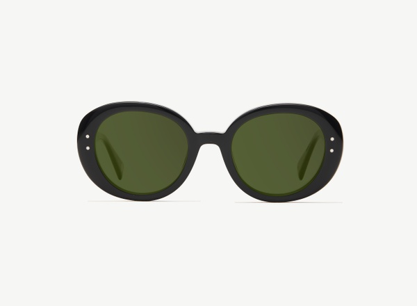 Front view of a pair of eyeglasses called the Collector in Black