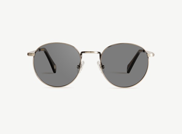 Front view of a pair of eyeglasses called the Daydreamer in Gunmetal