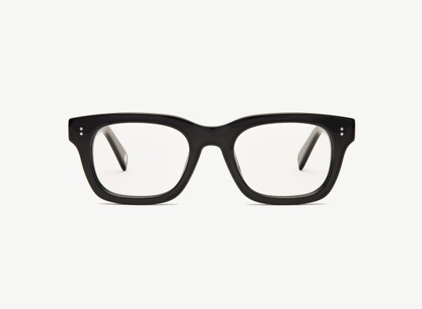 Front view of a pair of eyeglasses called the Partner in Black
