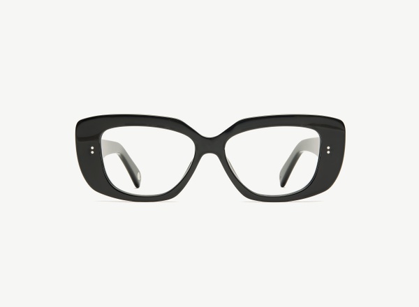 Front view of a pair of eyeglasses called the Actress in Black