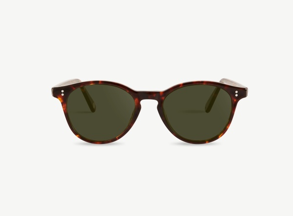 Front view of a pair of eyeglasses called the Fashioner in Cinnamon