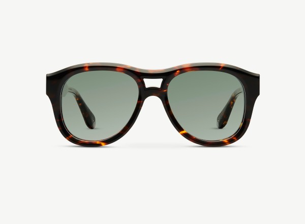 Front view of a pair of eyeglasses called the Salva in Casablanca