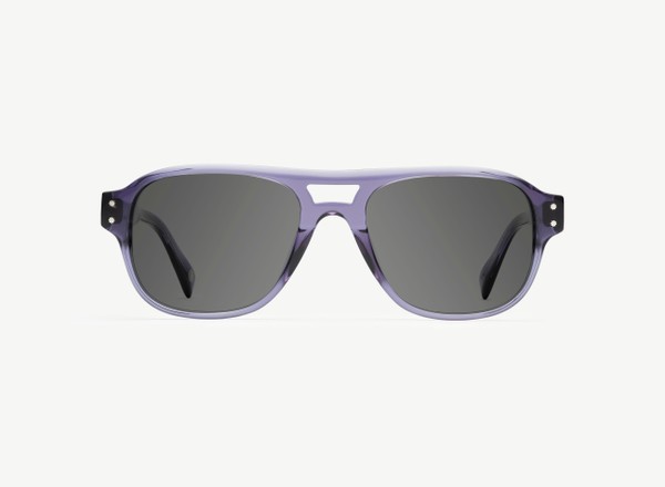Front view of a pair of eyeglasses called the Submariner in Midnight