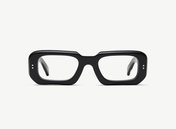 Front view of a pair of eyeglasses called the Ripple in Black