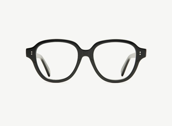 Front view of a pair of eyeglasses called the Altruist in Black