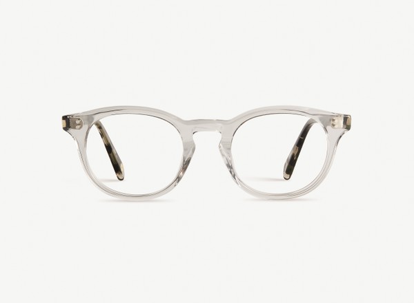 Front view of a pair of eyeglasses called the Artist in Frost