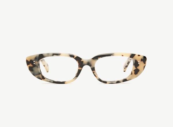 Front view of a pair of eyeglasses called the Darling in Diorite