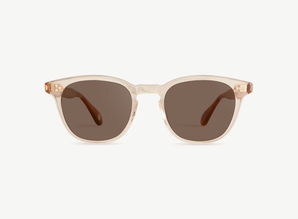 Front view of a pair of eyeglasses called the Believer in Sunrise